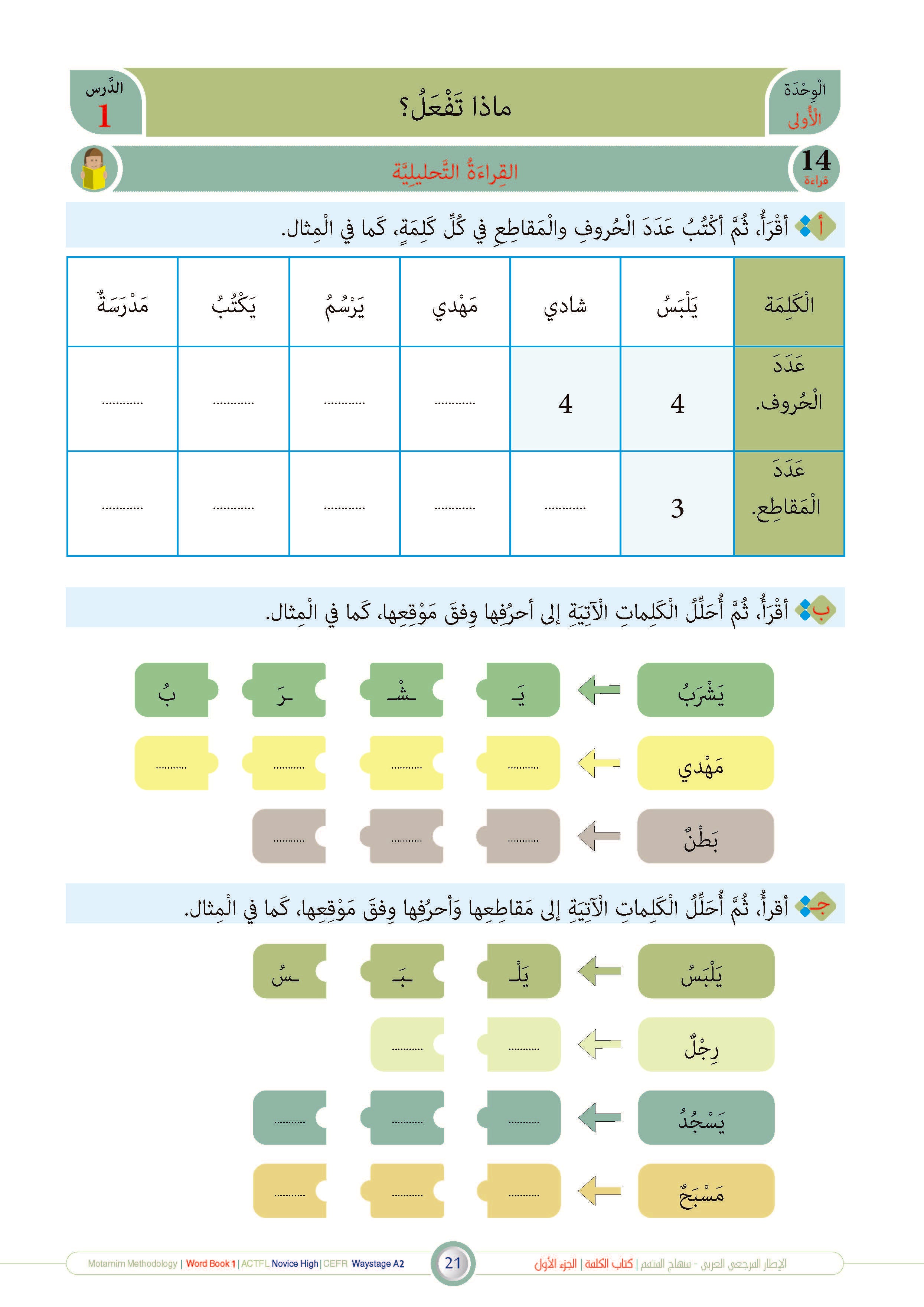 Kalima Book - Children - Part كتاب الكلمة - أطفال - جزء 1