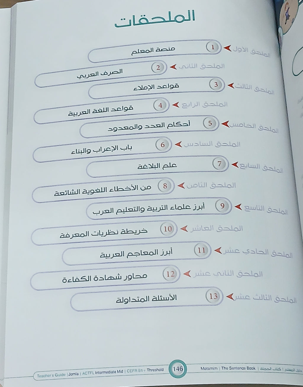 Teacher Guide - Jomla Book - Children - دليل المعلم - كتاب الجملة - أطفال