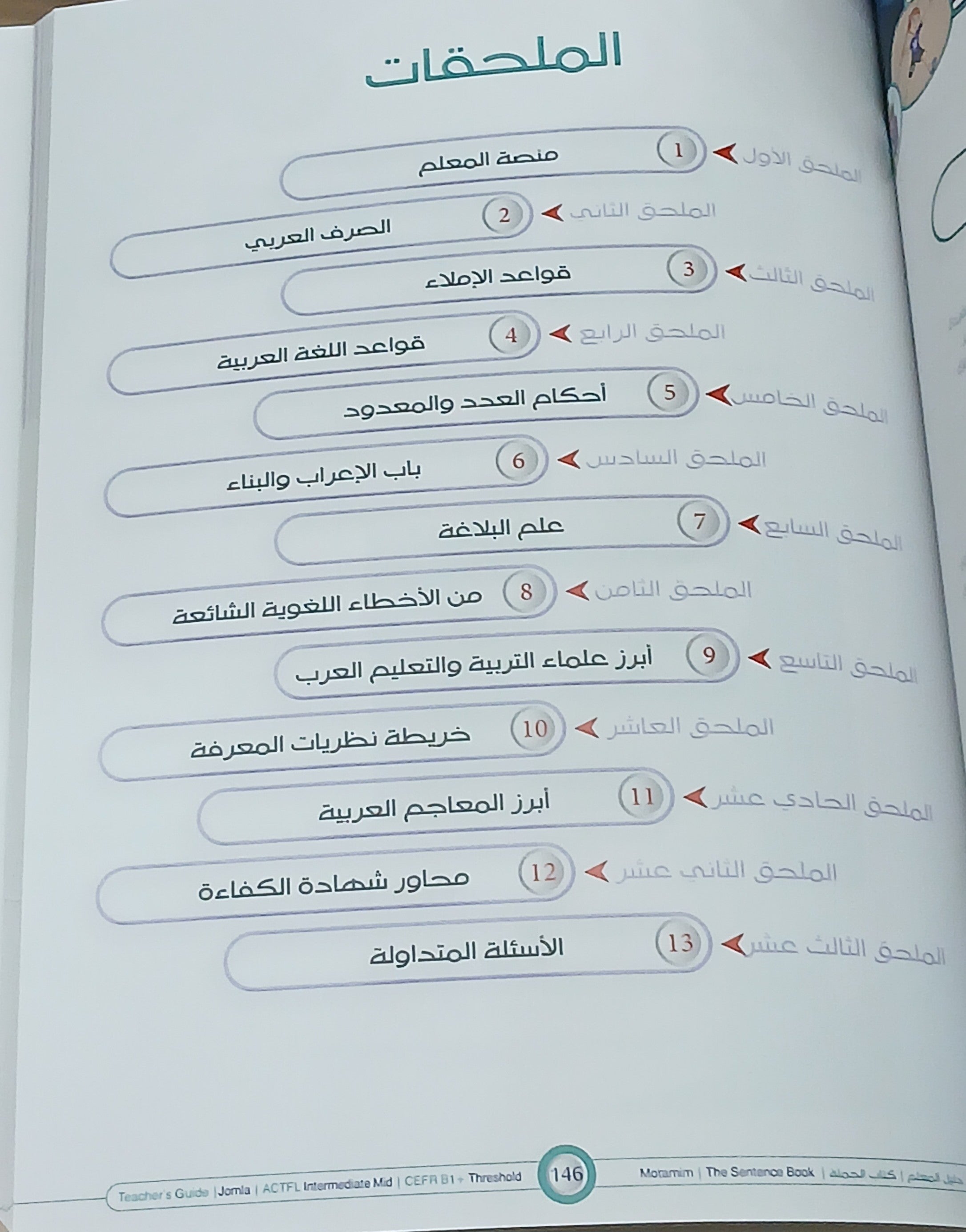 Teacher Guide - Jomla Book - Children - دليل المعلم - كتاب الجملة - أطفال