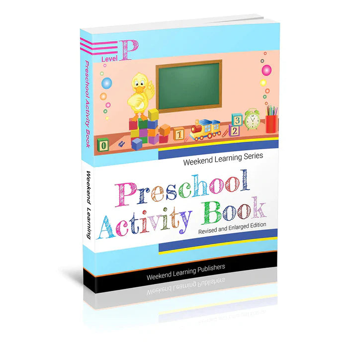 Preschool Activity Book Weekend Learning Series كتاب النشاط