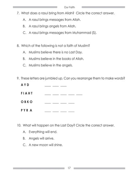 Weekend Learning Islamic Studies Workbook: Level 1 (Revised and Enlarged Edition)