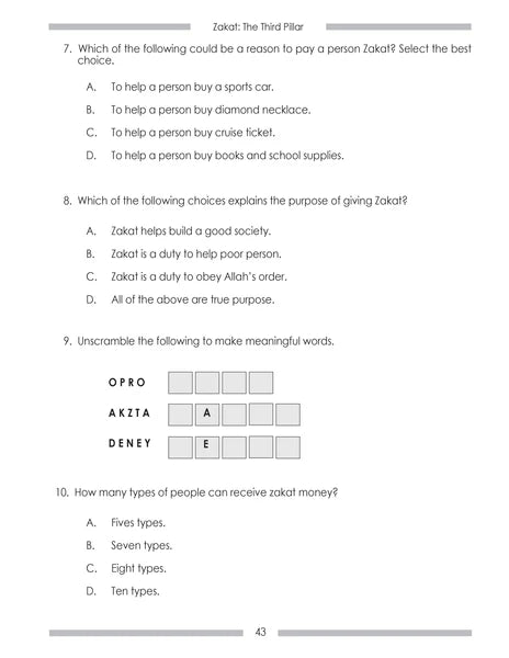 Weekend Learning Islamic Studies Workbook: Level 2 (Revised and Enlarged Edition)