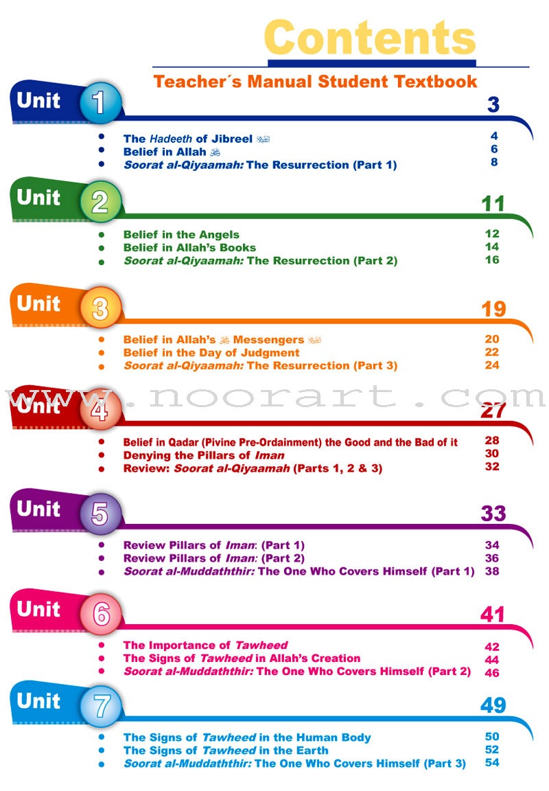 ICO Islamic studies Teacher's Manual: Grade 5, Part 1