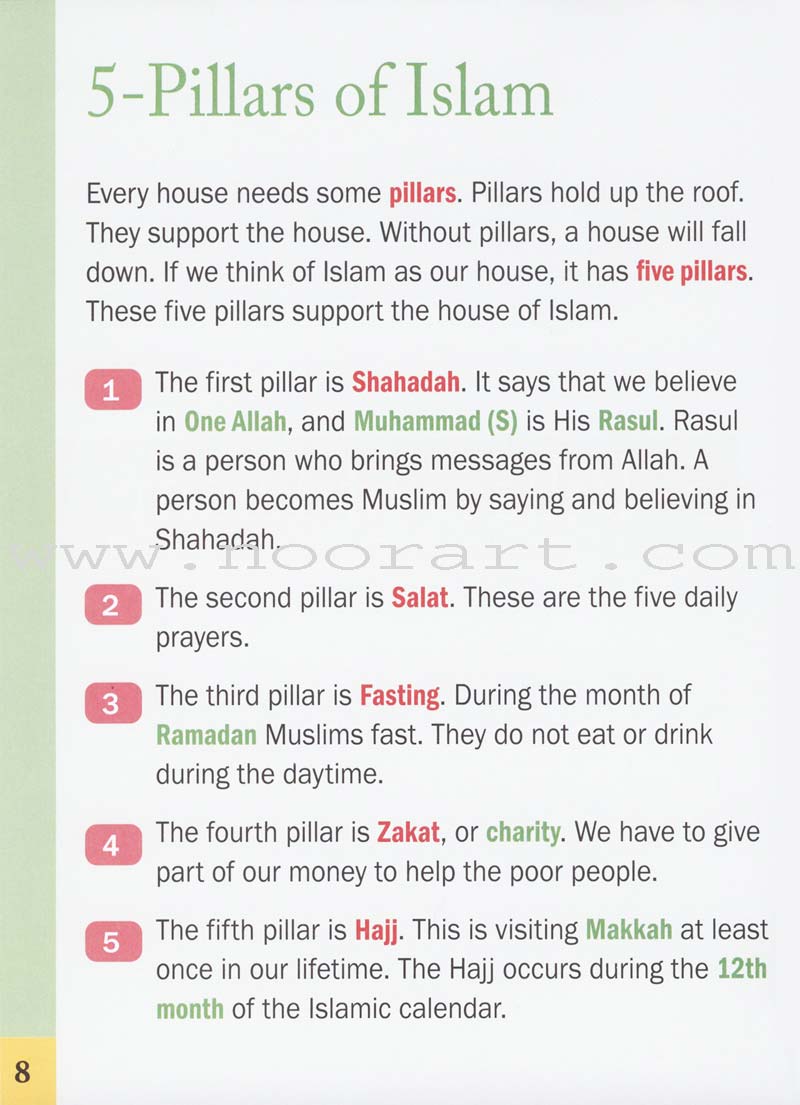 5-Pillars of Islam Activity Book (for Beginners)