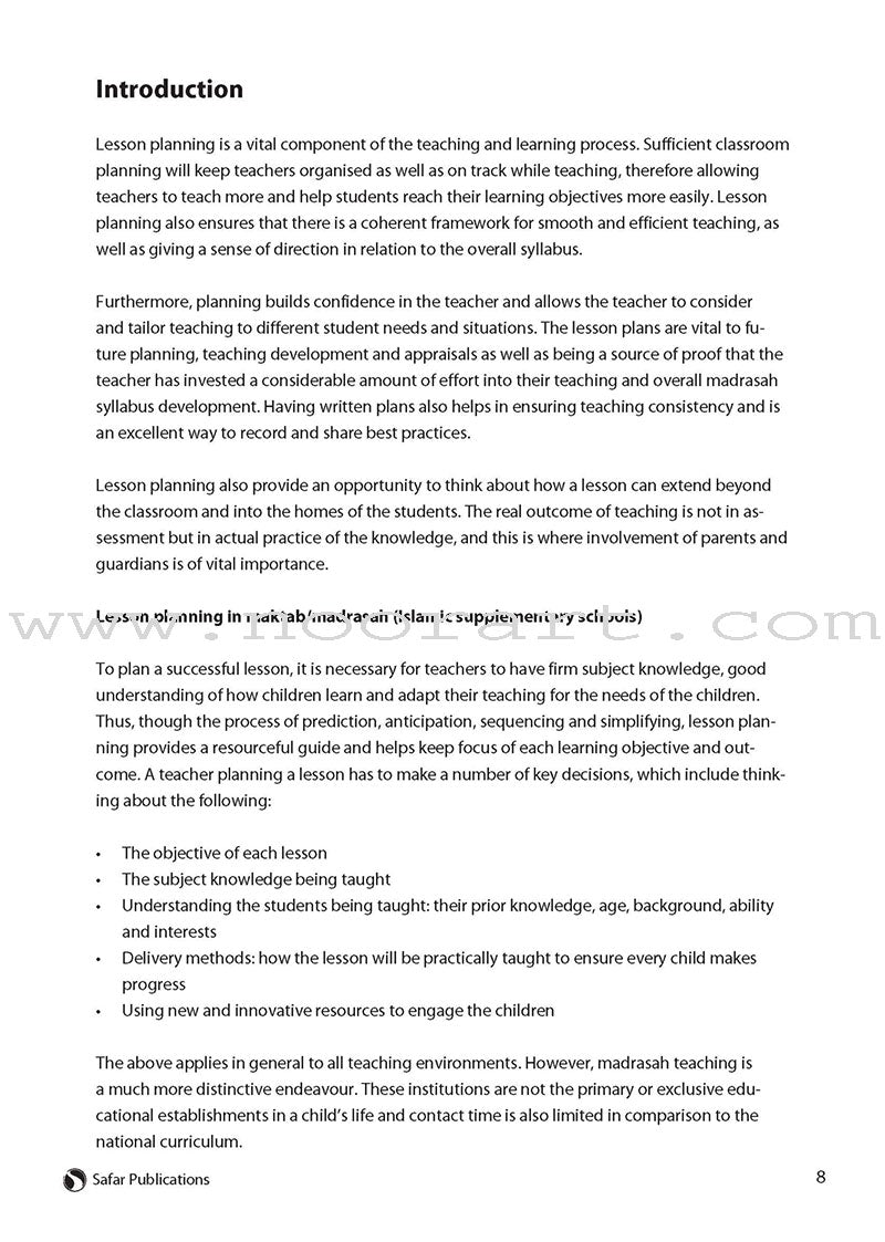 Safar Teacher's Guide for Islamic Studies: Level 5