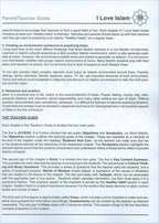 I Love Islam Teacher/Parent Guide: Level 1 (International/Weekend Edition)