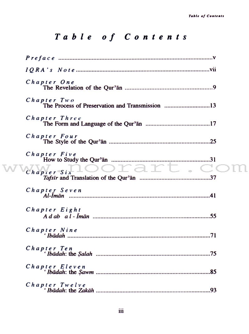 A Study of the Qur'an and Its Teachings