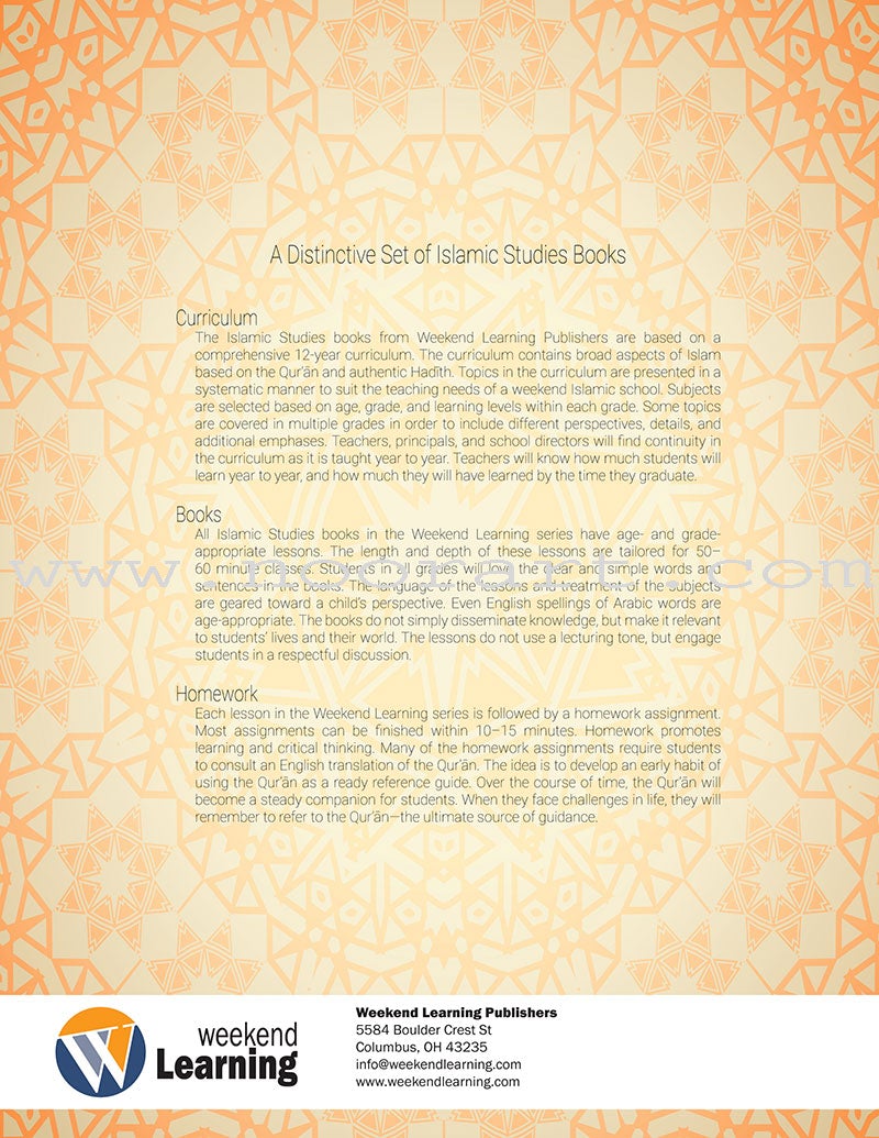 Weekend Learning Islamic Studies Teacher's Manual: Level 3 (New Edition)
