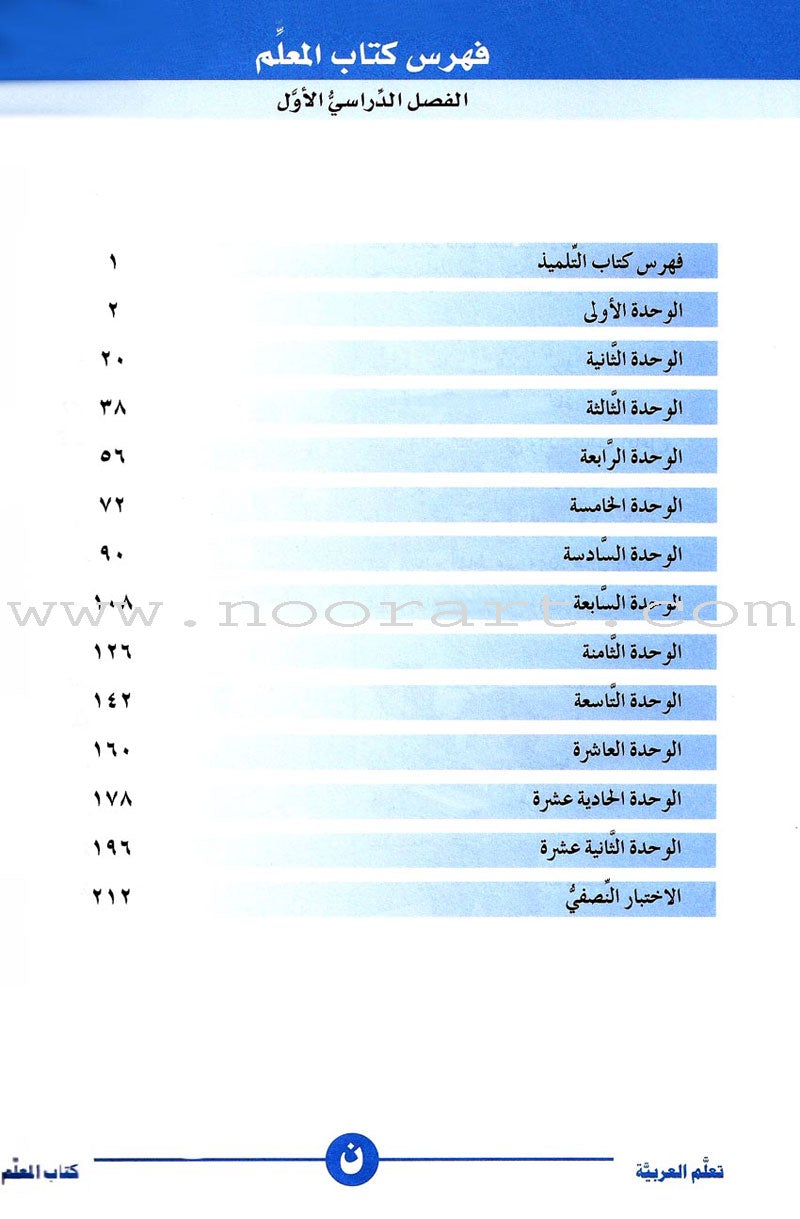 ICO Learn Arabic Teacher's Mnaual: Level 2, Part 1 تعلم العربية