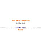 ICO Islamic studies Teacher's Manual: Grade 5, Part 1