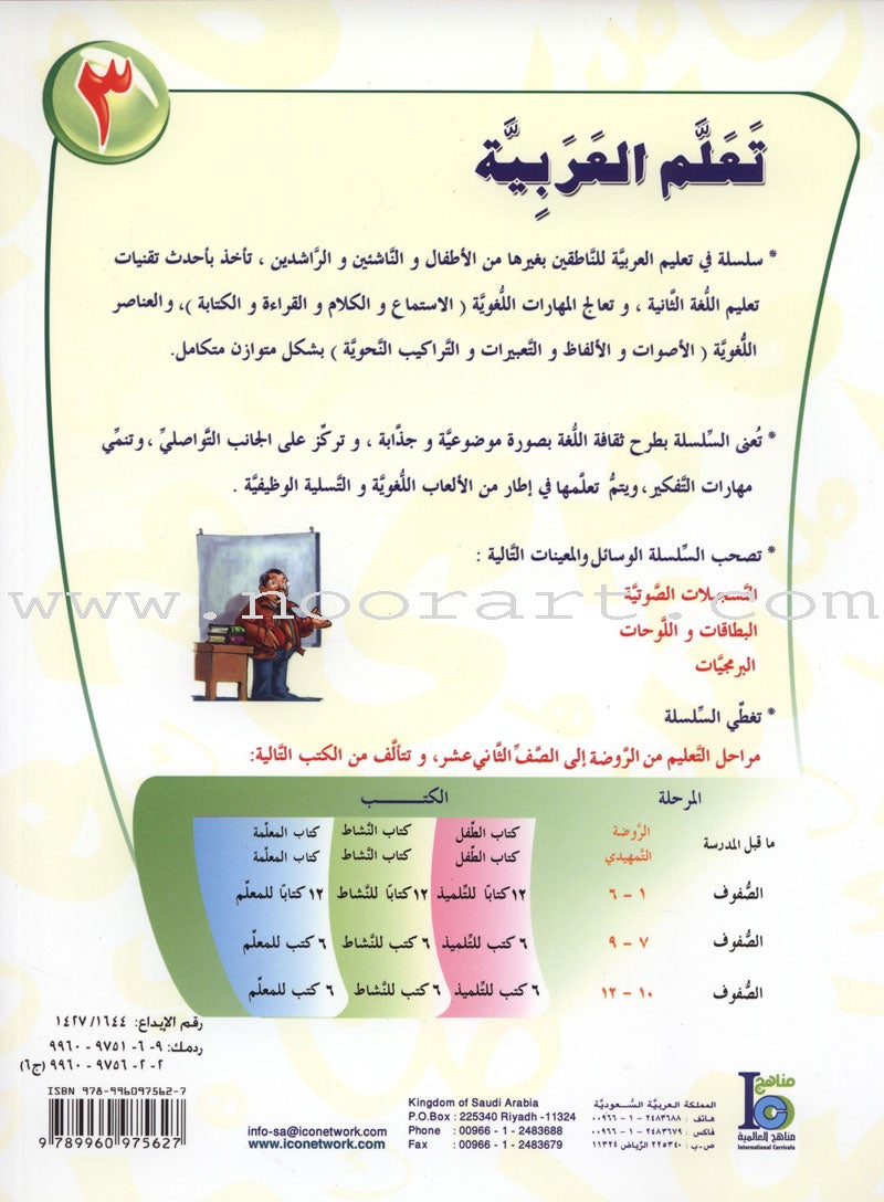ICO Learn Arabic Teacher's Manual: Level 3, Part 2
