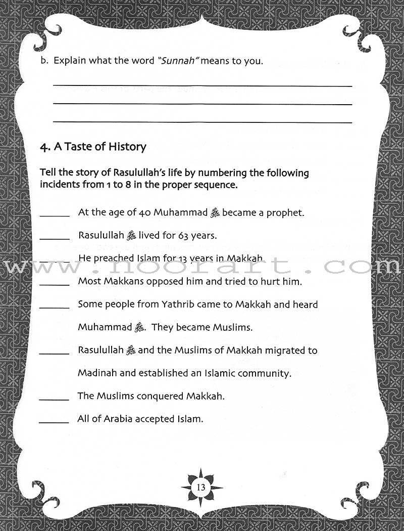 Sirah of Our Prophet Workbook Level 5