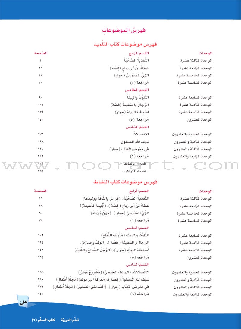 ICO Learn Arabic Teacher's Manual: Level 6, Part 2