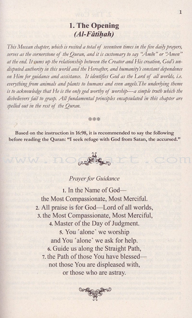The Clear Quran with Thematic English Translation- Paperback (8.4" x 5.8")