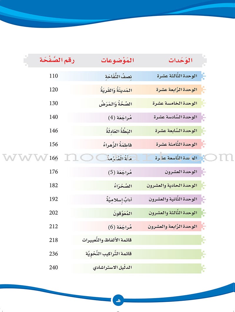 ICO Learn Arabic Textbook: Level 5 (Combined Edition, with Access Code) تعلم العربية  - مدمج