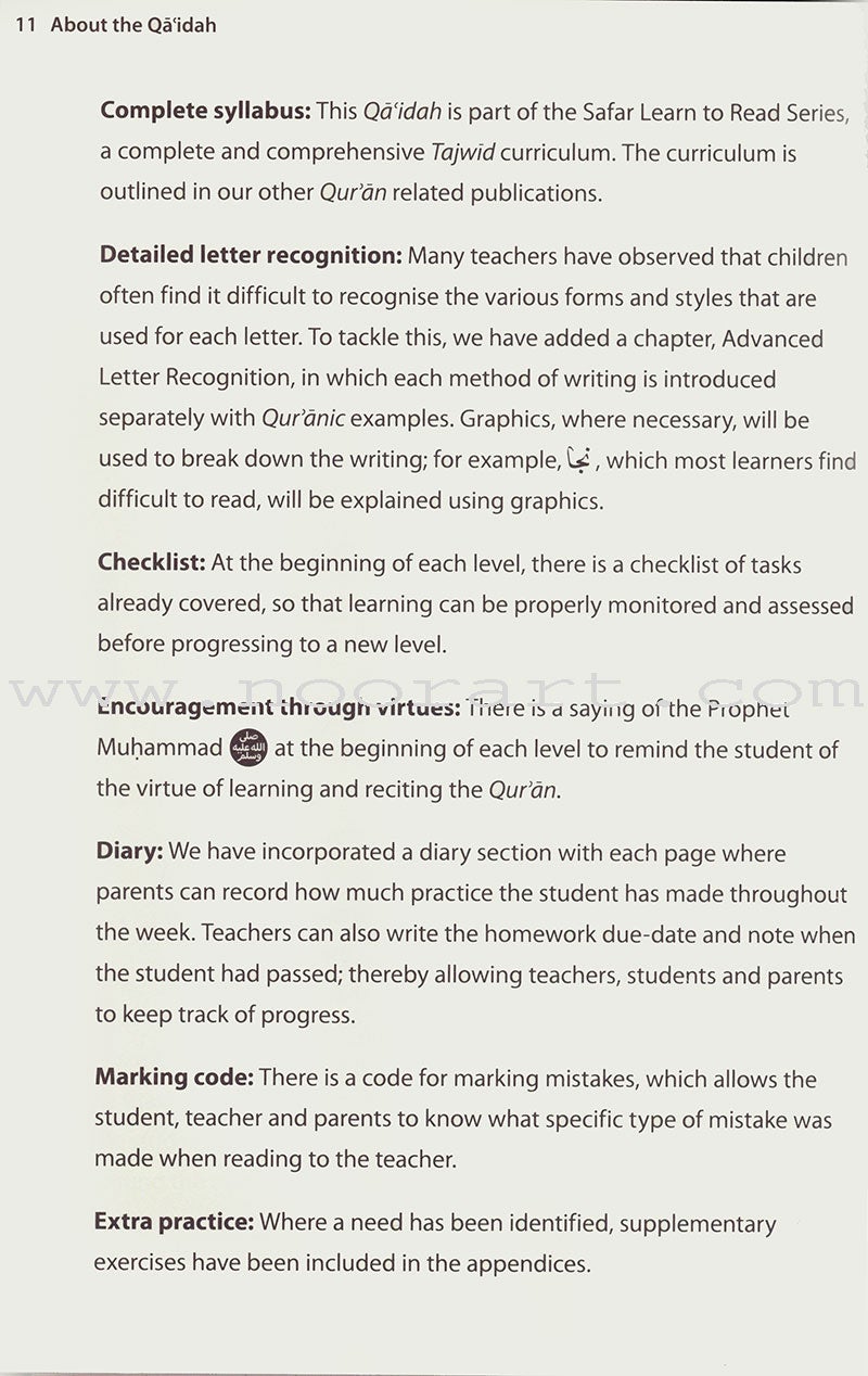 Complete Qa'idah - Learn to Read Series (South Asian Script)