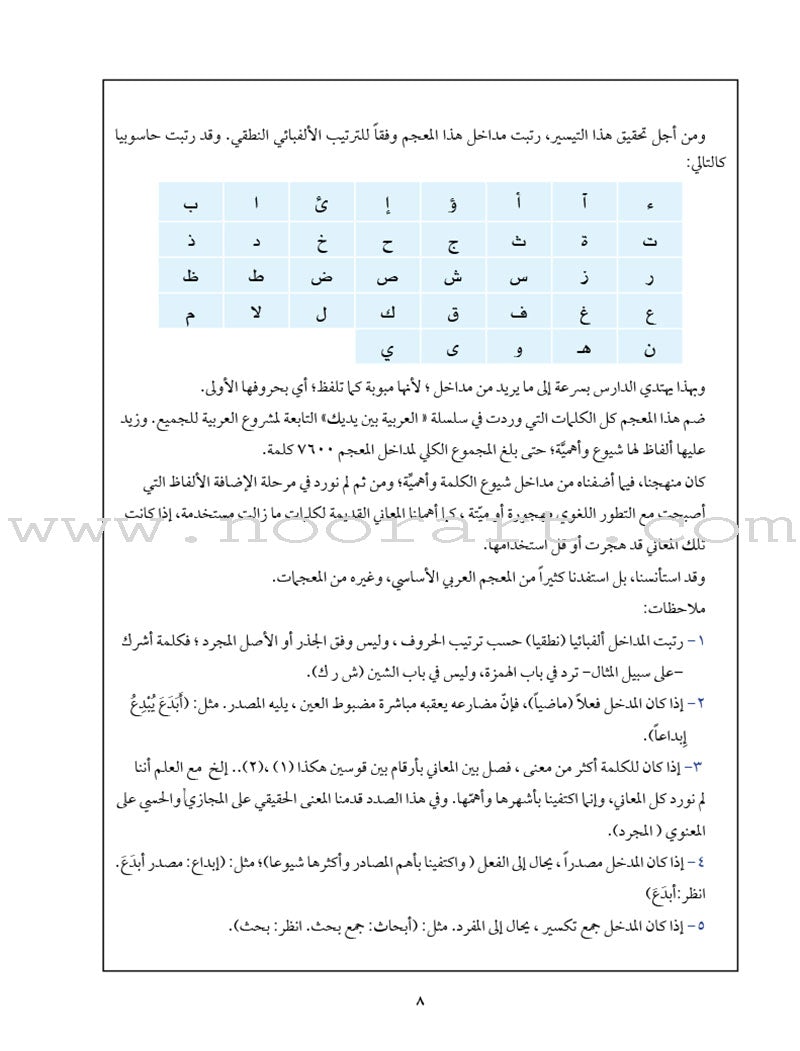 Arabic Between Your Hands: Dictionary (Arabic-Arabic) المعجم العربي بين يديك