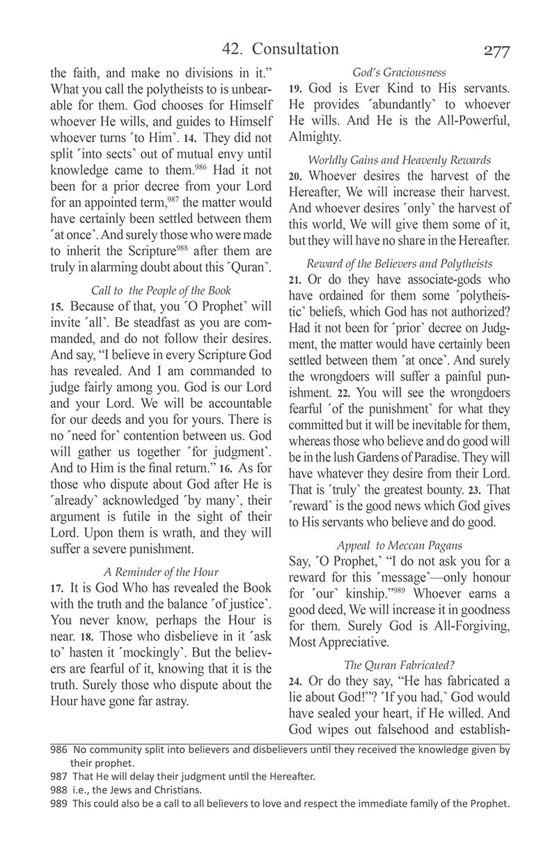 THE CLEAR QURAN SERIES ENGLISH | PAPERBACK, POCKET SIZE