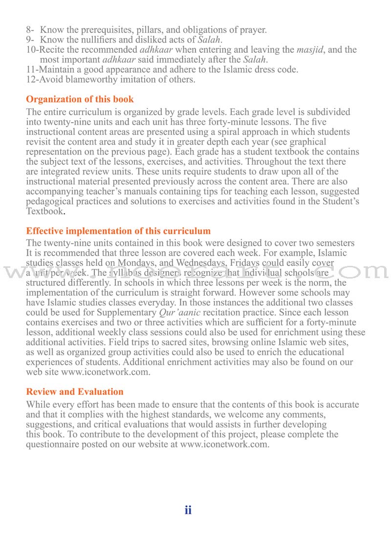 ICO Islamic Studies Textbook: Grade 5, Part 2