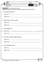 Learning Islam Worksheets: Level 3 (8th Grade)