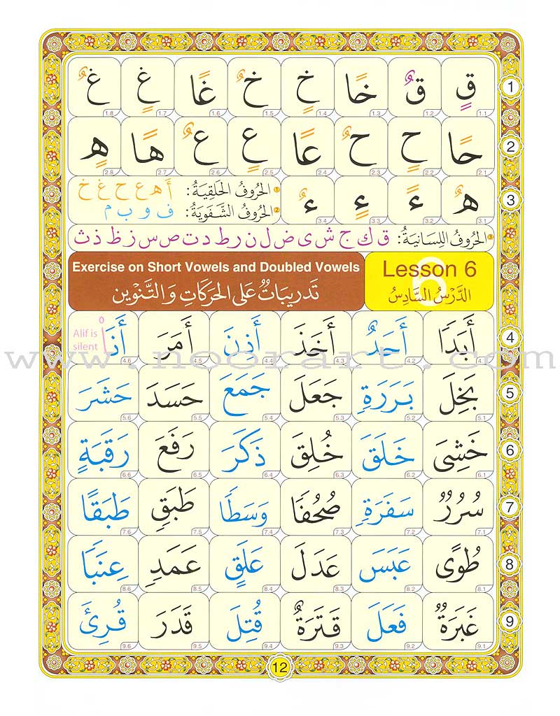 Noorani Qa'idah: Master Reading the Qur'an (Set of 2 Books and 6 Audio CDs) القواعد النورانية