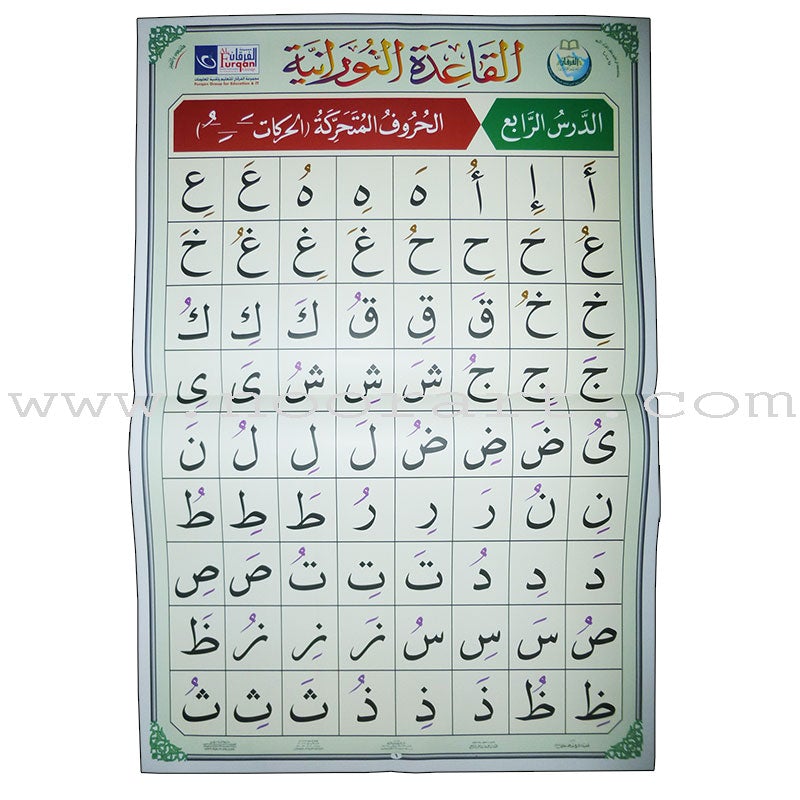 Al-Qaida An-Noraniah Posters (Size: 23.6" X 35.4") القاعدة النورانية - لوحات