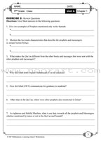 Learning Islam Worksheets: Level 2 (7th Grade)