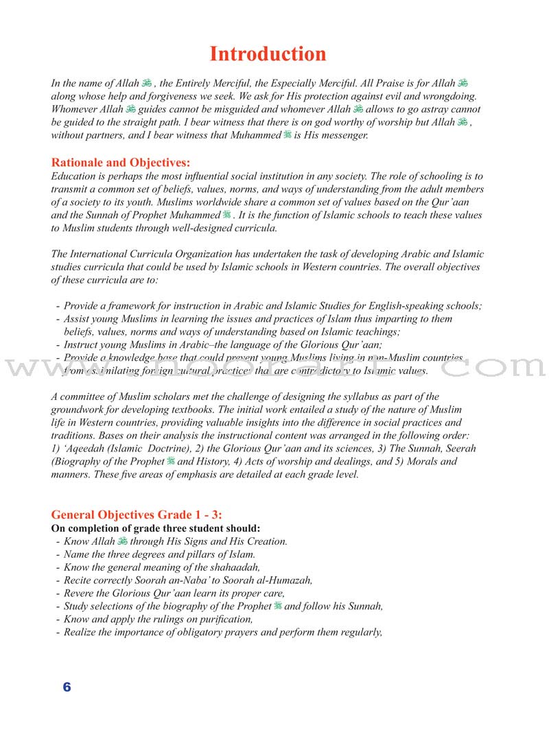 ICO Islamic Studies Textbook: Grade 6, Part 2