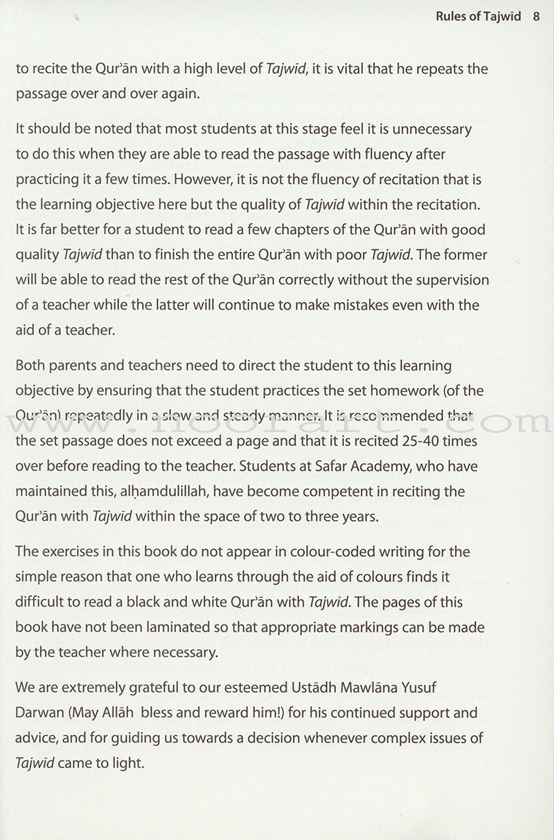 Rules of Tajwid - Learn to Read Series (South Asian Script)