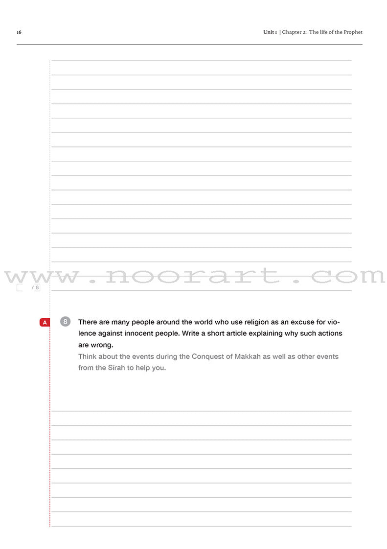 Safar Islamic Studies Workbook: Level 7