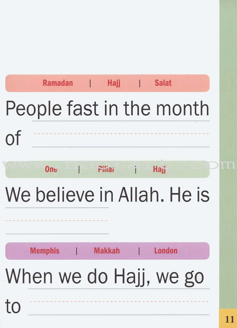 5-Pillars of Islam Activity Book (for Beginners)