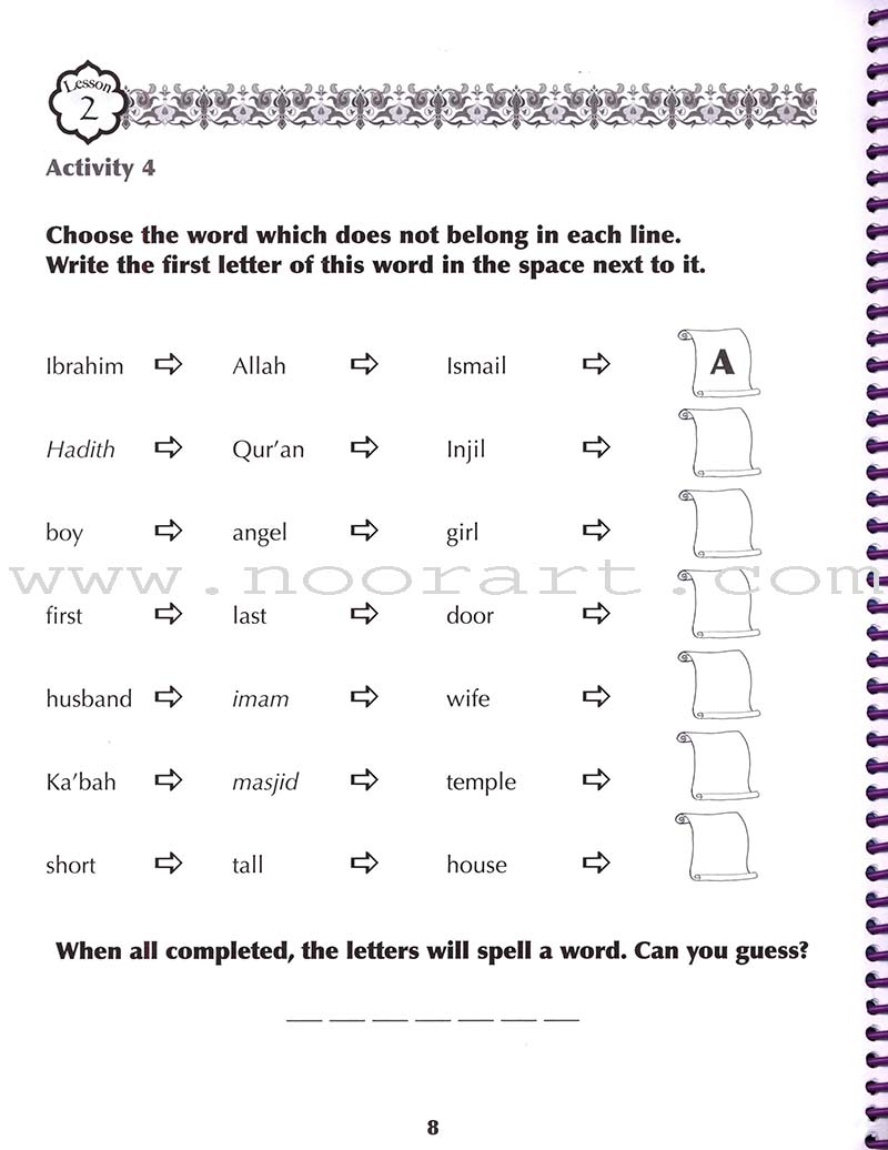 Sirah of Our Prophet Workbook: Level 2