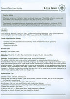 I Love Islam Teacher/Parent Guide: Level 1 (International/Weekend Edition)