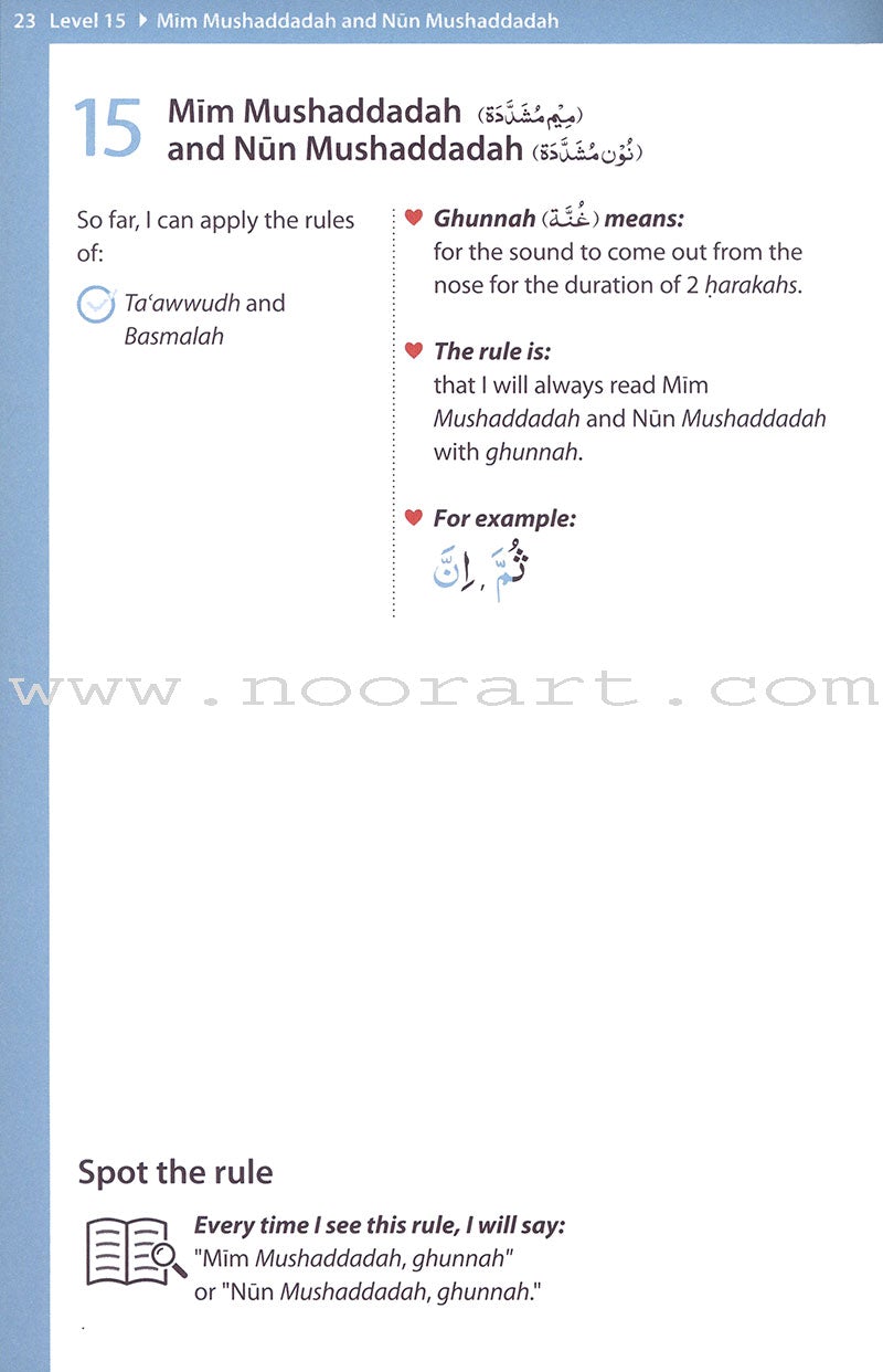 Rules of Tajwid - Learn to Read Series (South Asian Script)