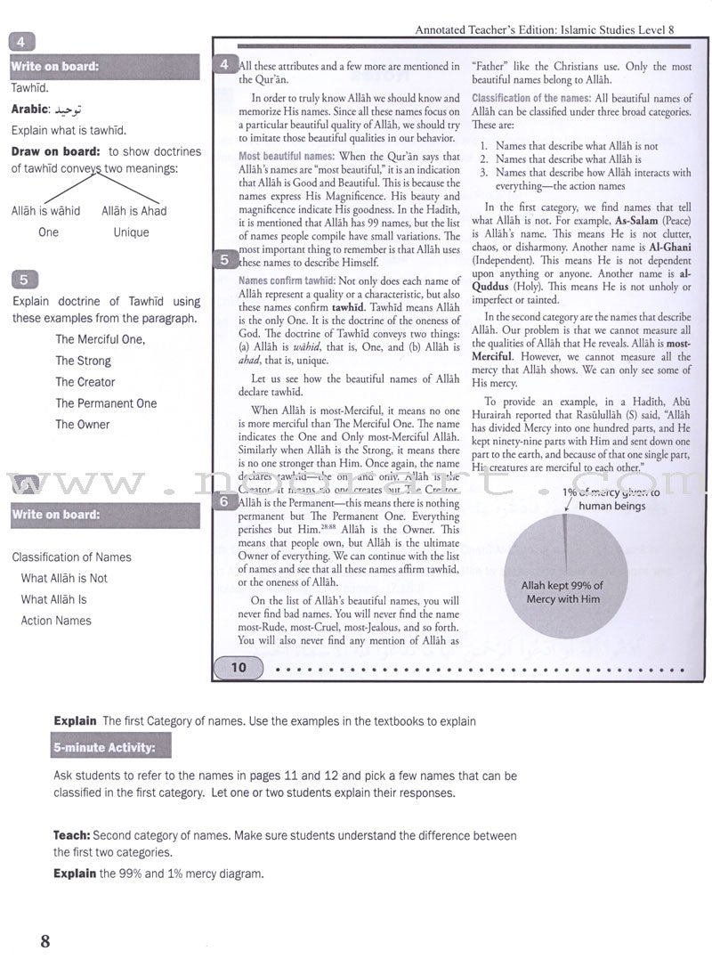 Weekend Learning Islamic Studies: Teacher's Manual Level 8 (With USB)