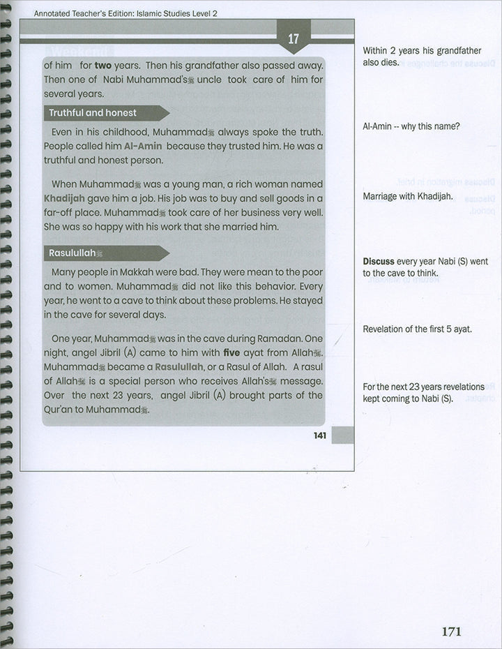 Weekend Learning Islamic Studies Teacher's Manual: Level 2 (New Edition)