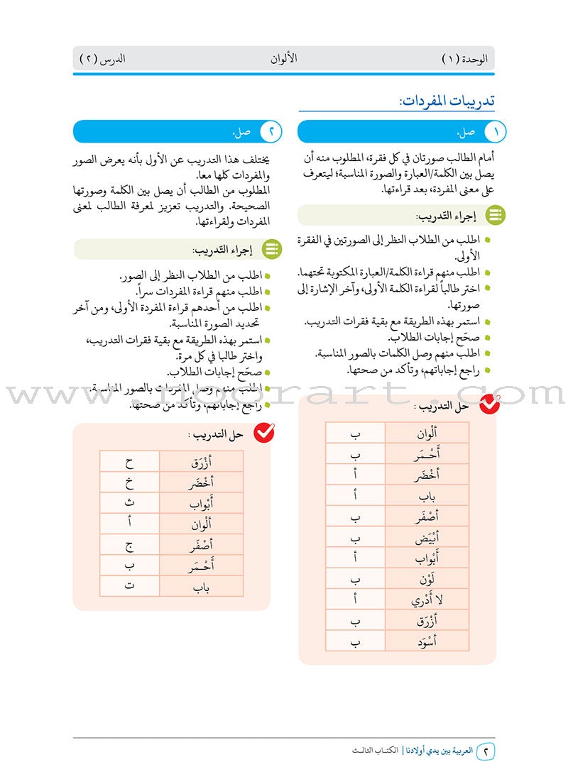 Arabic Between Our Children's Hands Teacher's Manual: Level 3 العربية بين يدي أولادنا