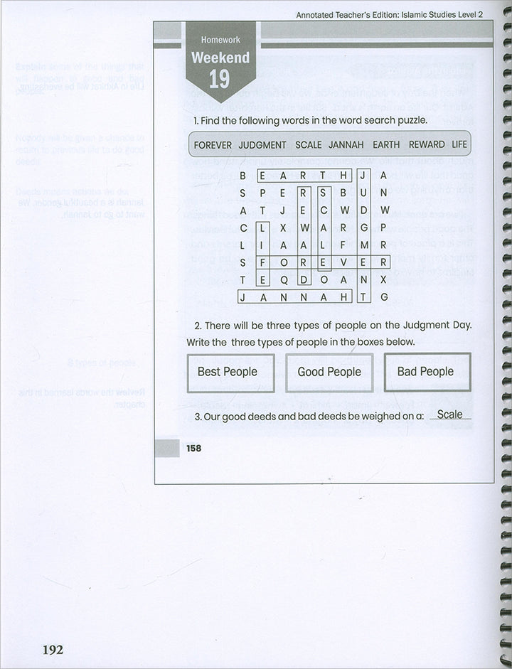 Weekend Learning Islamic Studies Teacher's Manual: Level 2 (New Edition)