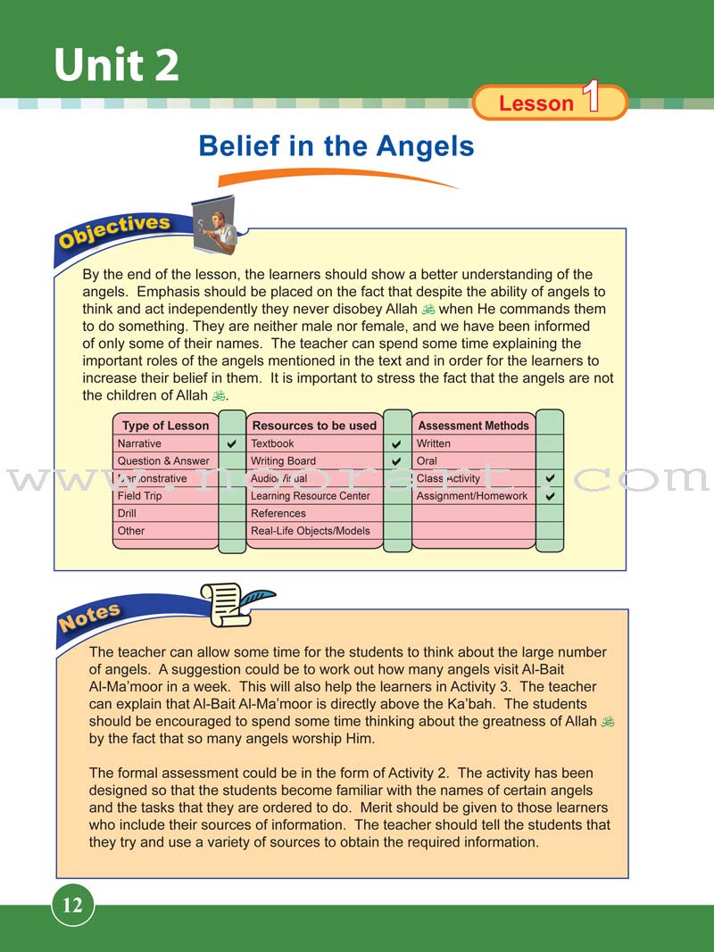 ICO Islamic studies Teacher's Manual: Grade 5, Part 1