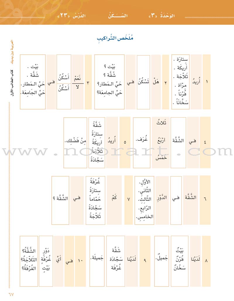 Arabic Between Your Hands Textbook: Level 1, Part 1 with online audio content العربية بين يديك كتاب الطالب الأول