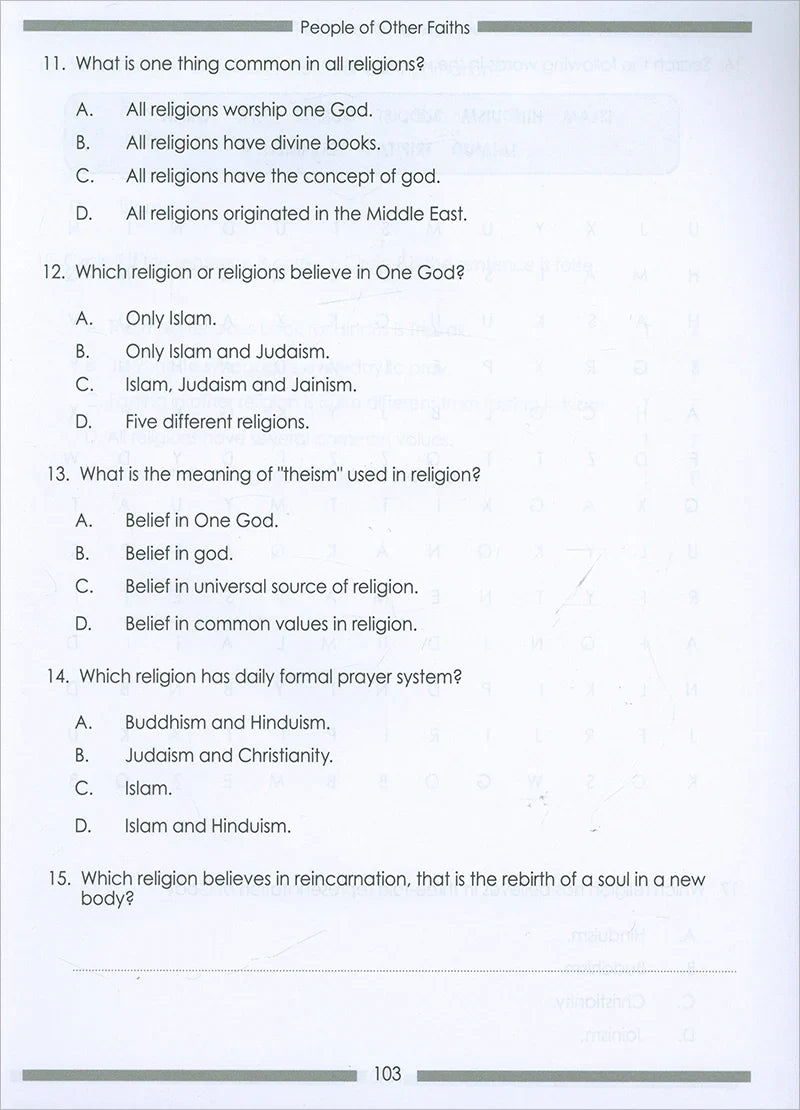 Weekend Learning Islamic Studies Workbook: Level 6 (Revised and Enlarged Edition)
